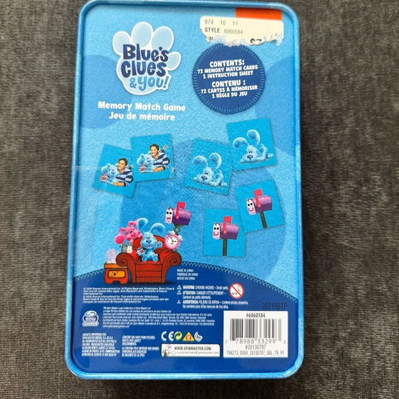 Blue's Clues Memory game - Picture 1 of 2